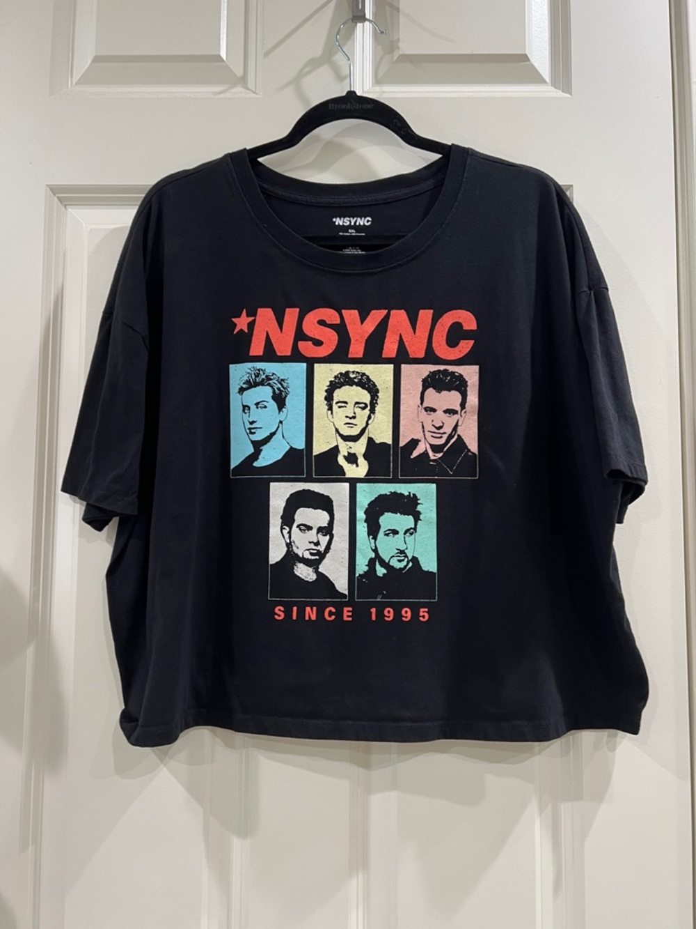 *NSYNC graphic cropped tee size XXL